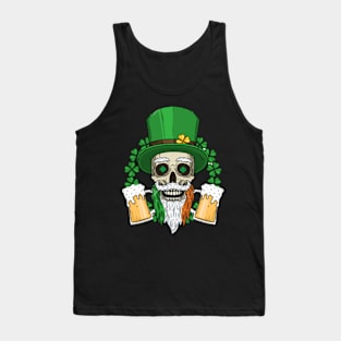 skull irish drinking team Tank Top